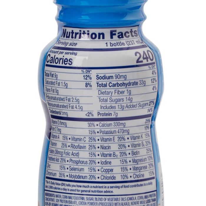 Pediasure grow and gain nutrition facts