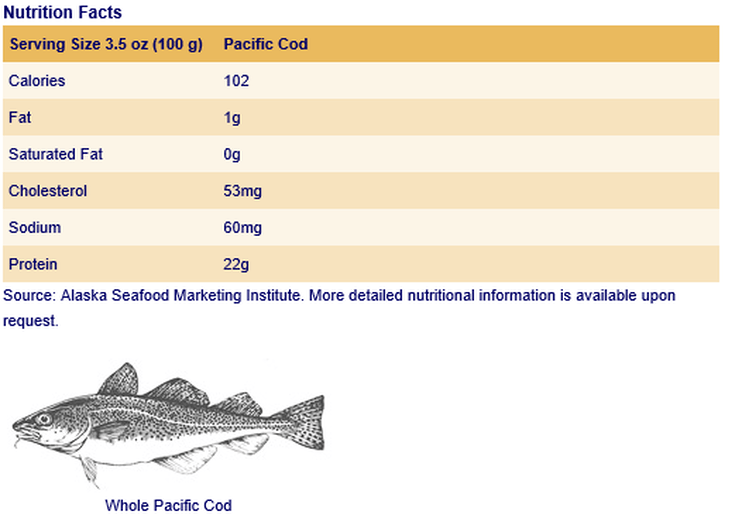 Pacific catch nutrition facts