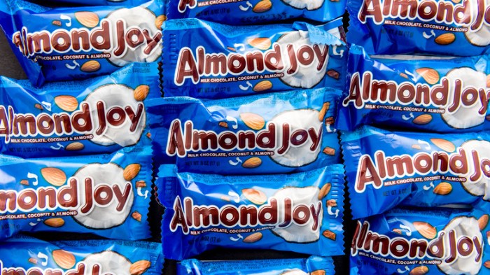 Almond joy fun size nutrition facts